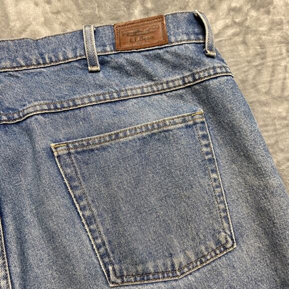 Vintage LL Bean Standard Fit Jeans Men’s Size 40x32 Blue Denim - Picture 8 of 11